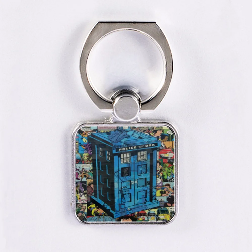 

Tardis Doctor Who Comics Phone Ring Grip Holder Mount Stand Universal Gift