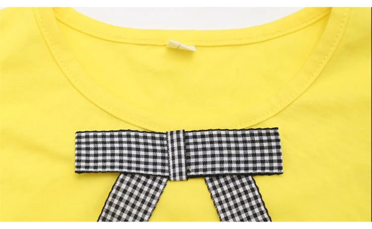 New Casual Teenage Girls Clothing Summer Fashion Bow Ruffle Sleeve Shirt Plaid Shorts Kids Clothes Set 2pcs Korean Children Suit (13)