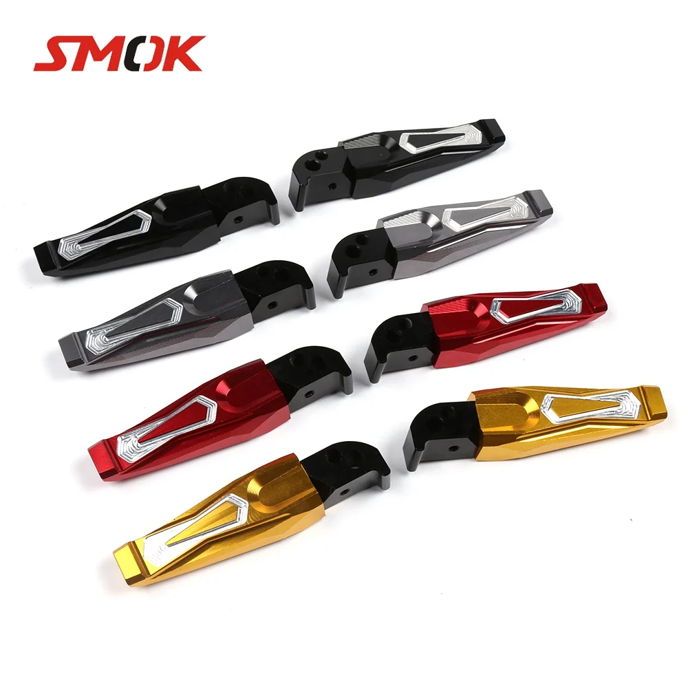 Motorcycle Accessories Rear Passenger Foot Rests Pegs Pedals Footrest For Yamaha MT09 MT07 NMAX 155 TMAX 530 500 BWM S1000RR