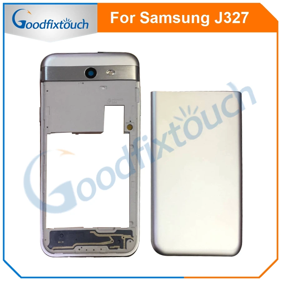 For Samsung Galaxy J3 Pop J327 J327T J327T1 J327P Original Mobile Phone Middle Frame Housing Cover With Rear Battery Door Case (3)