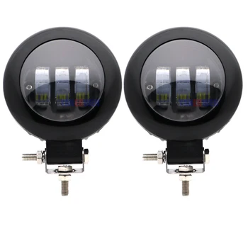 

4.5'' Inch Round Square Led Work Light bar Work Light beam offroad 30W 12V 24V for jeep niva ATV SUV 4x4 motorcycles Truck Boat