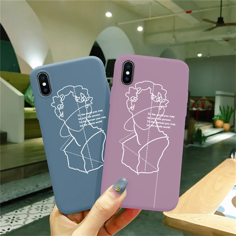 

Venus Popular Fashion Matte Colorful Pattened Silicone Coque For iPhone X XS Max XR XS 7 8 10 Plus TPU Soft For iPhone 6 6S Case