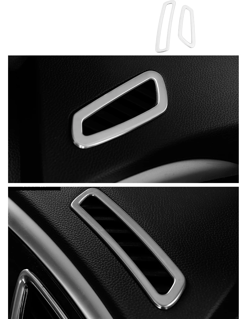 Lsrtw2017 нержавеющая сталь для салона автомобиля Центральная панель управления против царапин наклейка вентиляционная рамка для Trumpchi Gs8