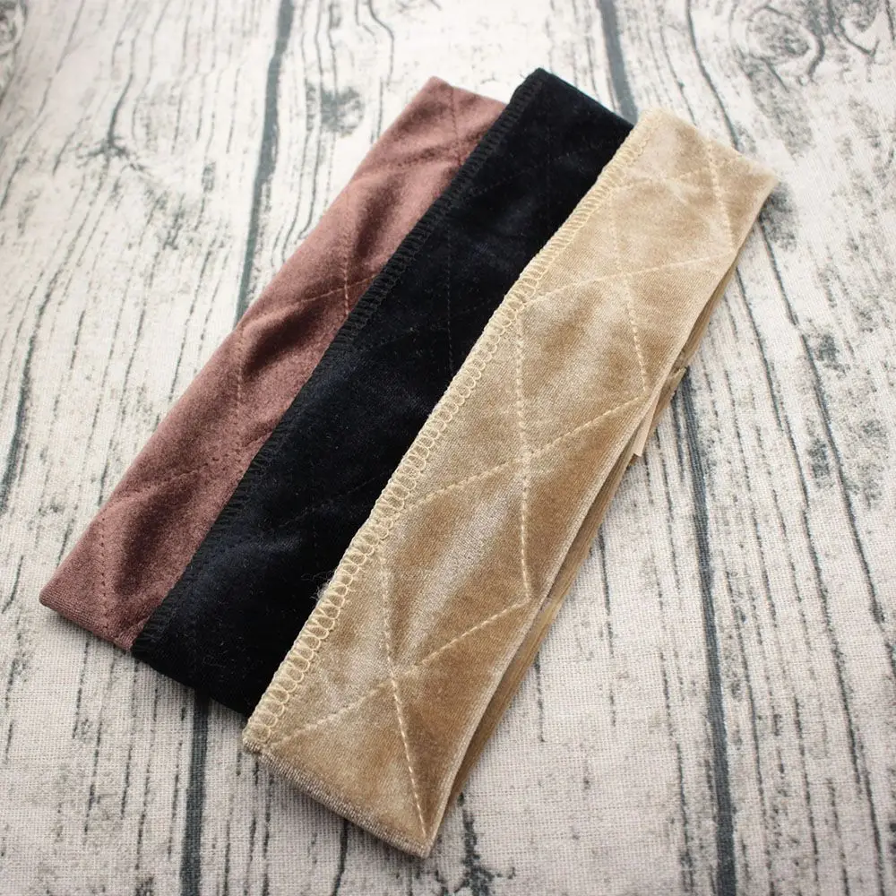

Flexible Velvet HairBand Adjustable Faster Wig Grip Scarf Head Hair Bands Comfort Headband Wiggery Accessories 3 Color