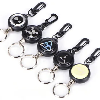 

Steel Rope Burglar Tool Belt Money Retractable Key Recoil Ring Pull Chain Clip Bag Hook Hanger Holder 5 Style