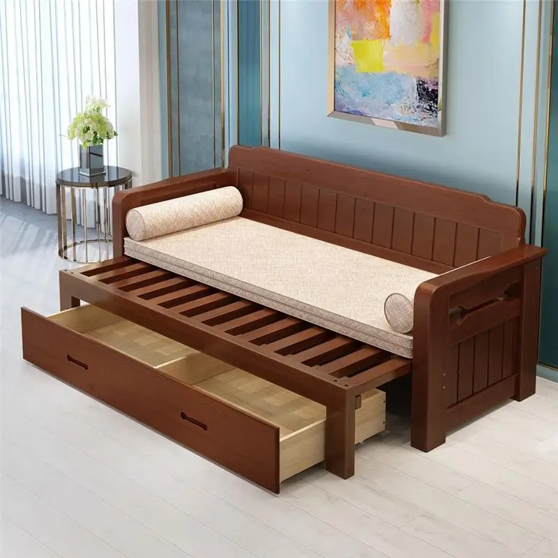 Wypoczynkowy المنزل Moderna للطي Sillon كاما الأريكة Pouf مودرن الخشب Mobilya دي سالا مجموعة غرفة المعيشة الأثاث Mueble أريكة سرير