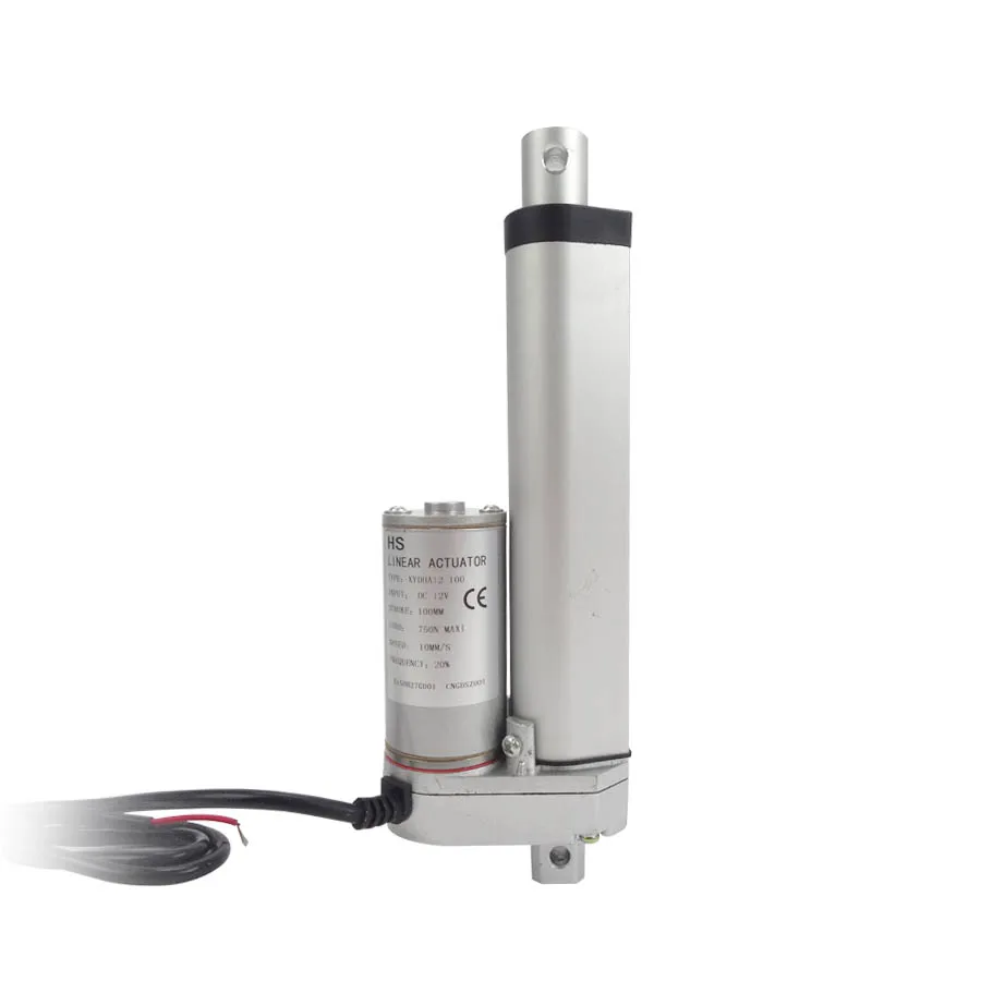 

12V/24V Linear Actuator 250mm/10 inch Stroke 750N/165LBS Load Linear Waterproof Dc Heavy Duty Tubular Motor Controller 1pc LM-P5