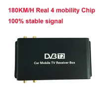 180 км-200 км/ч DVB-T2 автомобильный 180-200 км/ч цифровой автомобильный тв-тюнер 4 антенны 4 чип подвижности DVB T2 автомобильный тв приемник коробка DVBT2