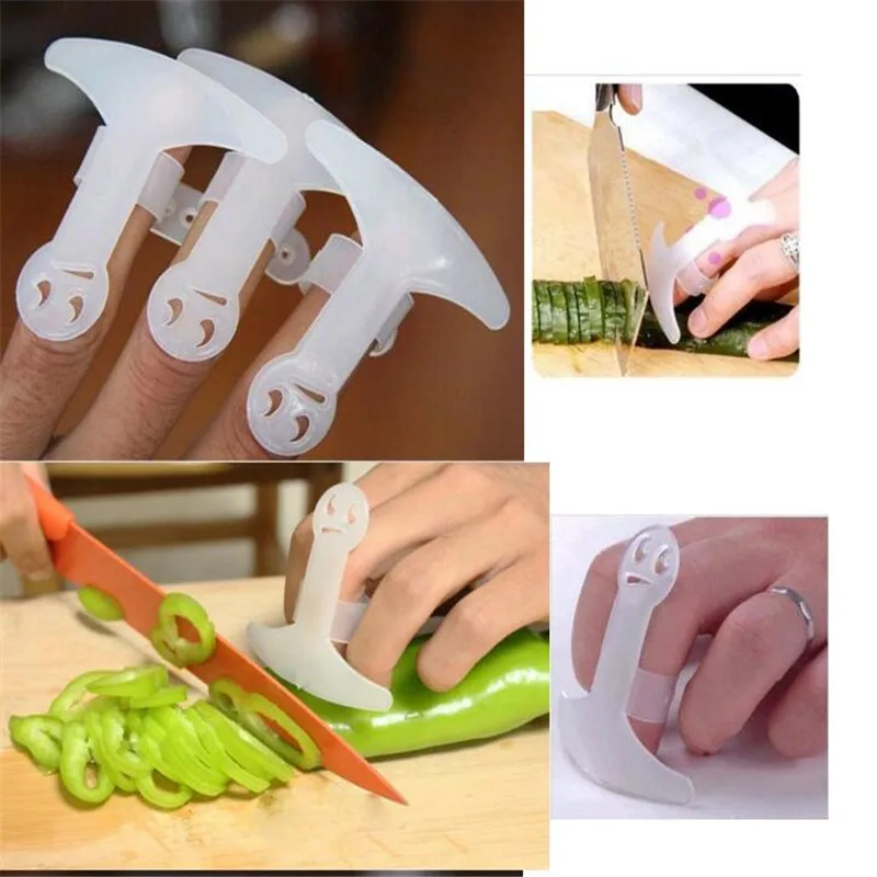 1 шт. пластиковая защита пальцев рук кухонные инструменты|kitchen cooking tools|cooking toolsfinger