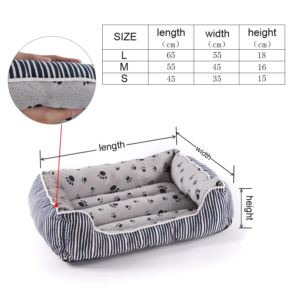 Хлопковые кровати для домашних собак для больших собак Домашние животные скамейка для кошек диваны для собак кровать скамейка для кошек дно водонепроницаемый лежак для собак кровать COO023