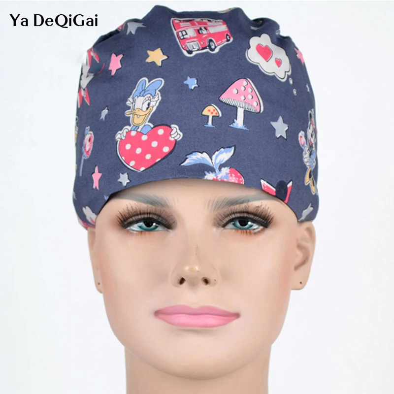 

new women pharmacy doctors surgical scrub Home Medical OR Skull Scrub Caps Surgical Surgeon's Surgery Hat in camouflage color