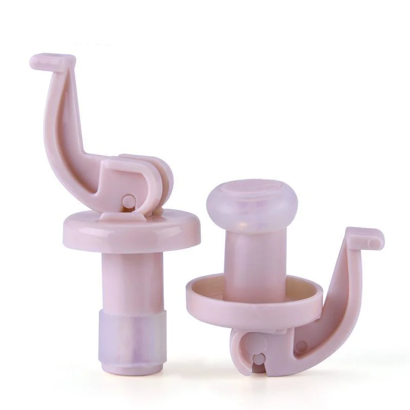1Pc Novelty Silicone Wine Bottle Stoppers Reusable Vacuum Beer Wine Cork Plug Bottle Cover Wine Saver Kitchen Bar Tool (6)
