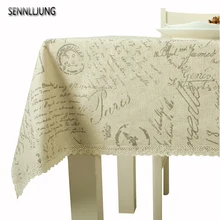 

SENNLLJUNG Tablecloth For Table Tablecloth Rectangular Cotton And Linen European Microwave Oven Dust Cover Table Cloth Type