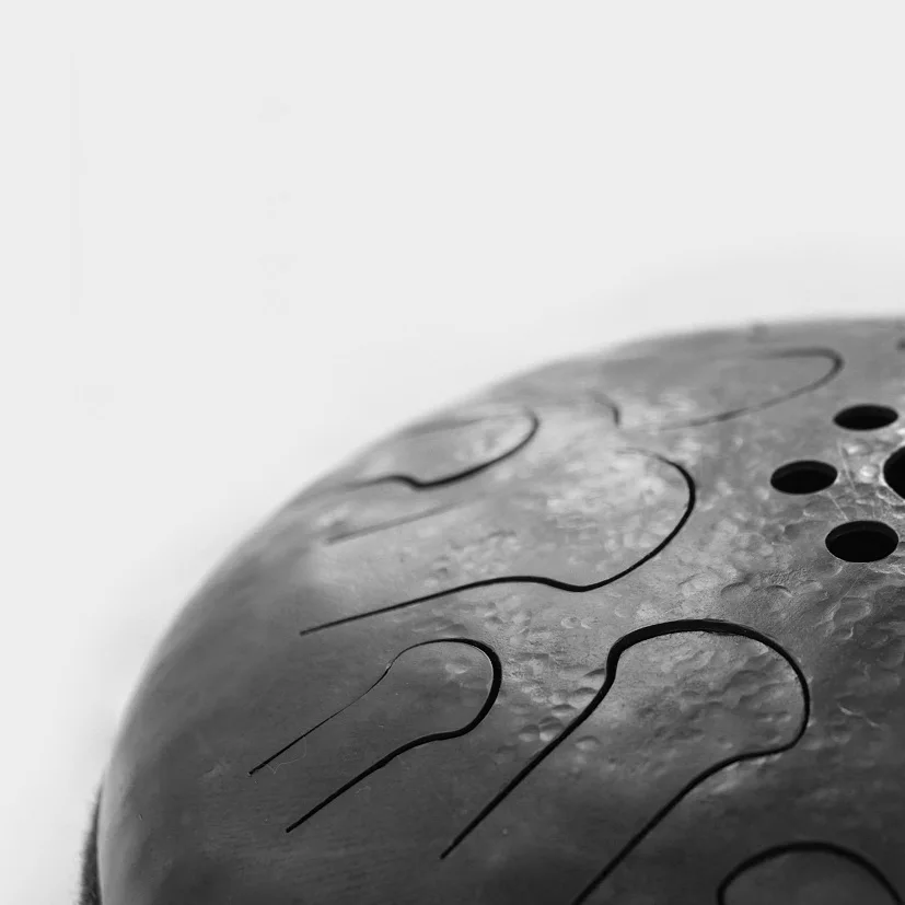 Made by hand Handpan instrument drum beat style Steel Tongue Drum