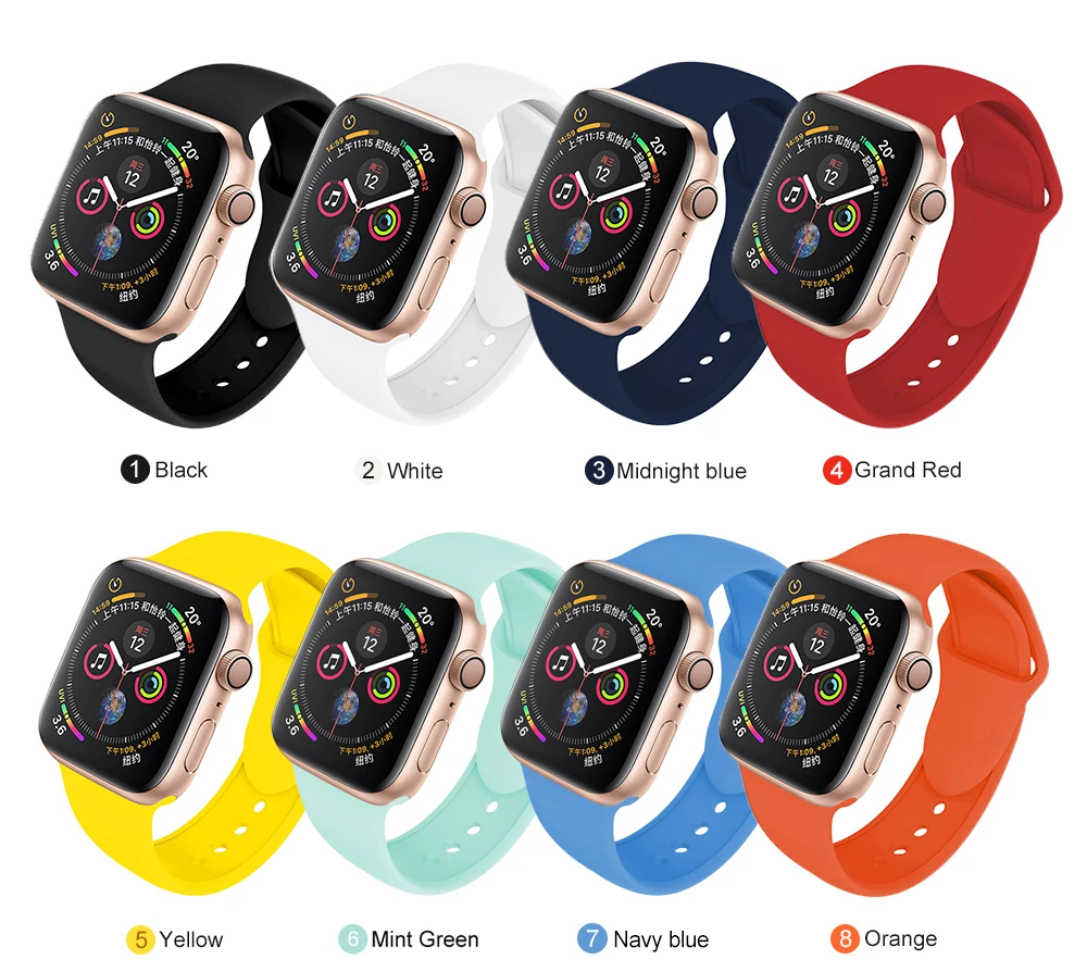 Ремешок SCELTECH для apple watch band 4 3 Iwatch band 38 мм 42 мм для apple watch ремешок 44 мм 40 мм спортивный силиконовый браслет ремешок для часов