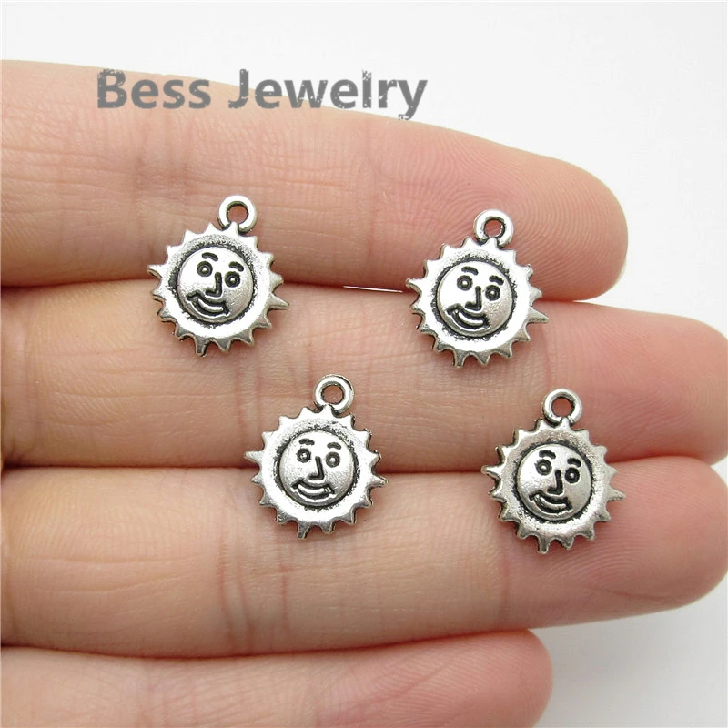 Металлические подвески для браслетов pandora 50 шт. (15*13 мм)|silver sun charm|sun charmcharm |