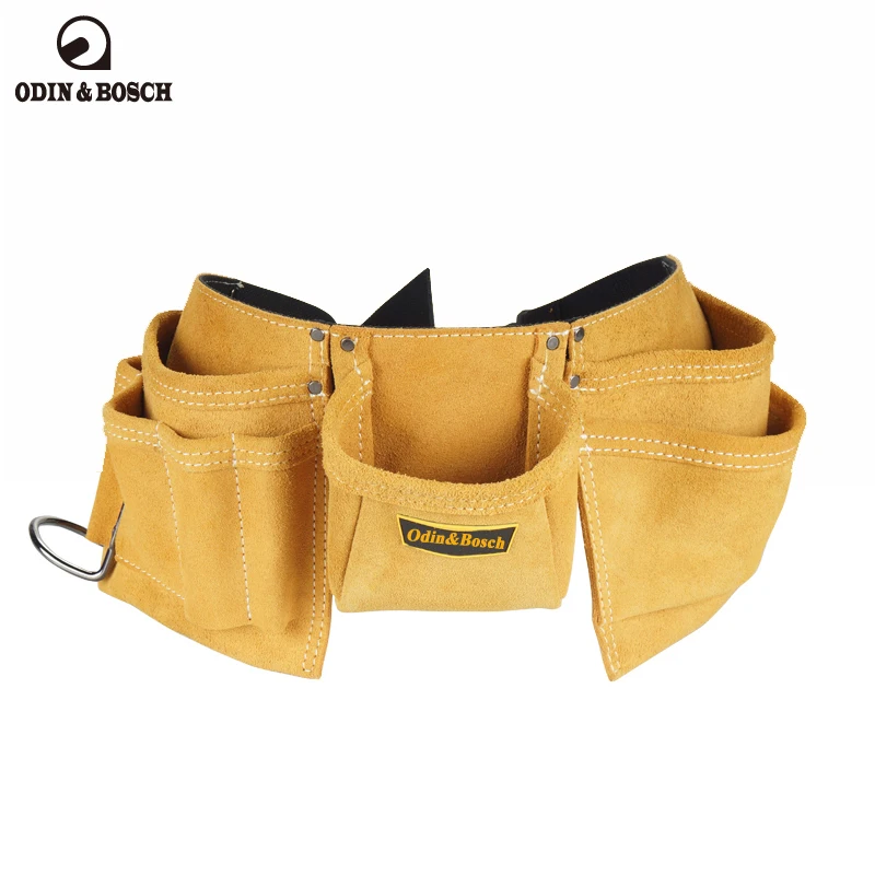 

Odin&Bosch Leather suede leather tool bag for multi-functional maintenance of electrician's waist bag