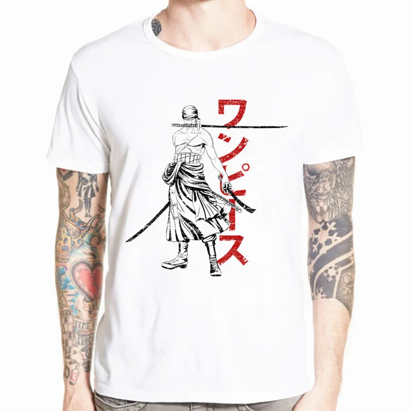 Унисекс активный отдых рубашка японский самурайский стиль печати личный стильный модальный материал футболки топы