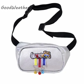 

Designer bag belt for women fashion silver leather fanny pack woman soft PU fanny packs female bag hip bags money belt bag
