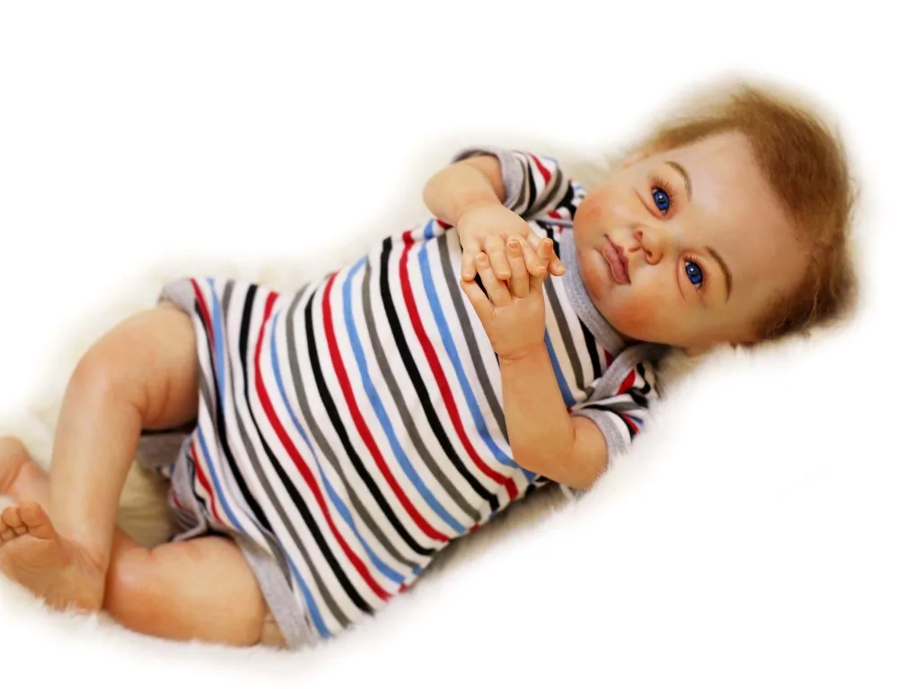 Кукла-кукла из силикона, Реалистичная Высококачественная кукла для новорожденных мальчиков и девочек, лучший подарок на день рождения