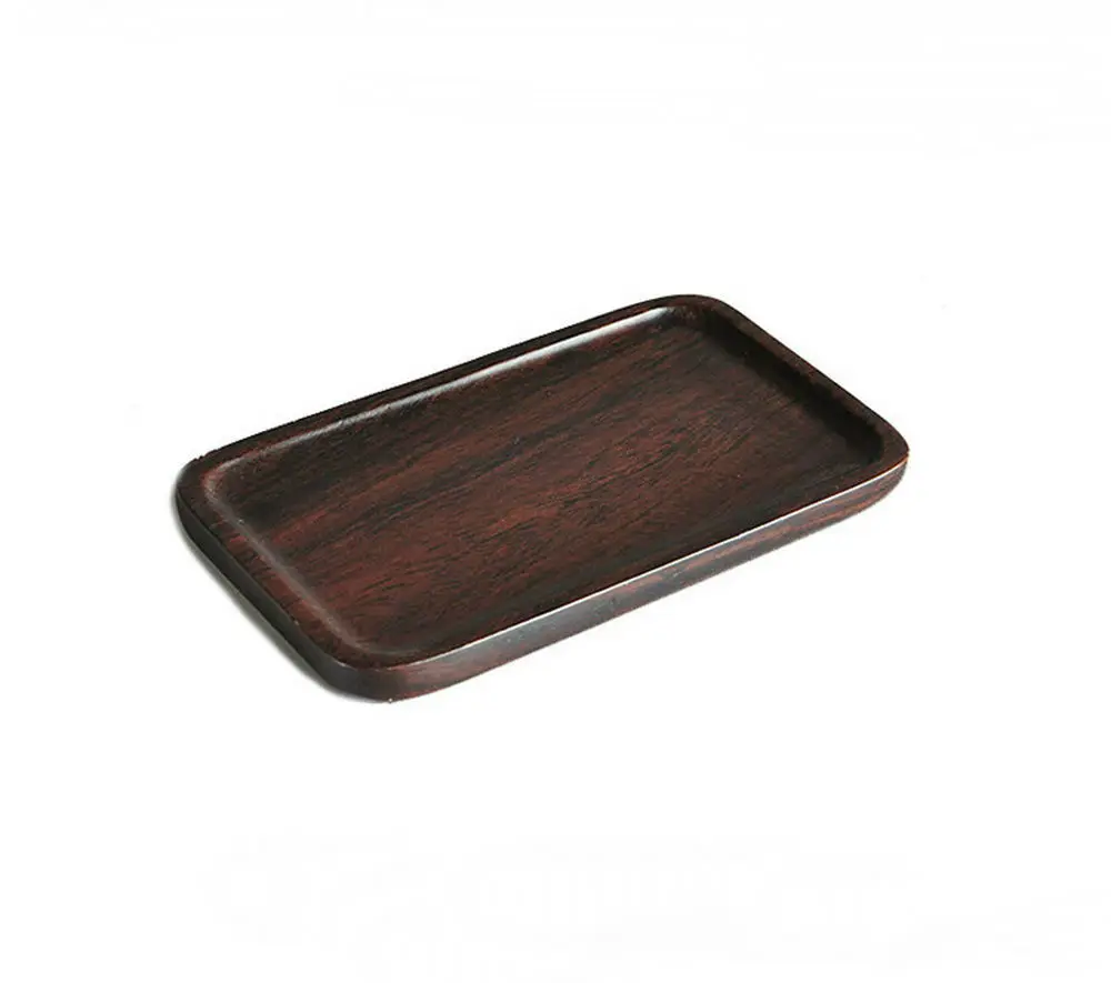 

Ebony Rectangle Coaster * Teacup Serving Tray 12*7 cm