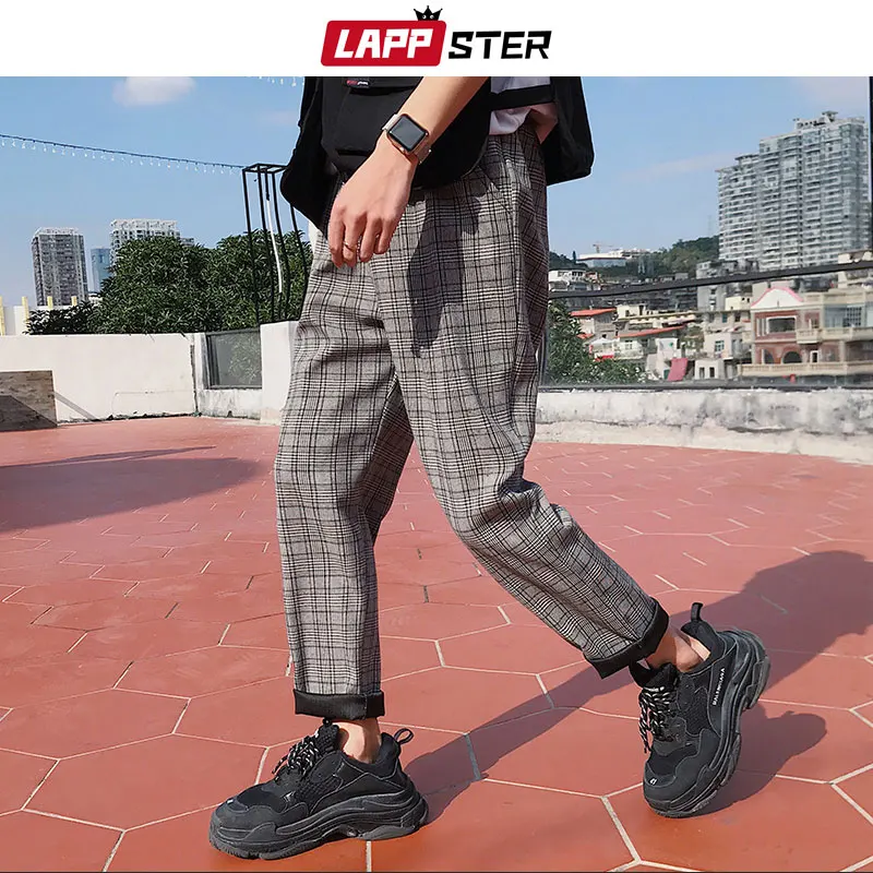 plaid pants streetwear