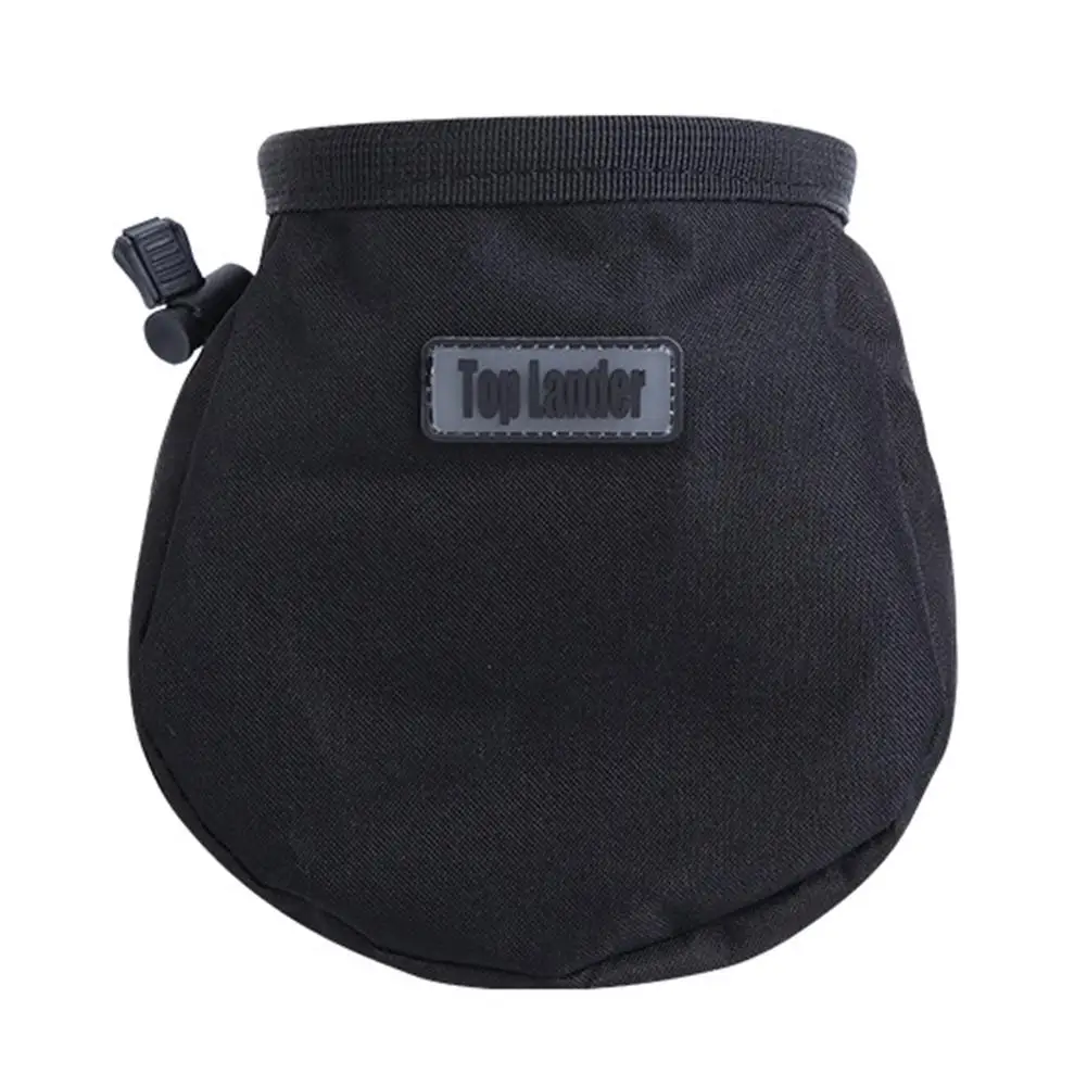 Мел для скалолазания сумка с поясом и карманом на молнии для фитнеса Тяжелая атлетика охотничий мешок магнезии черного цвета