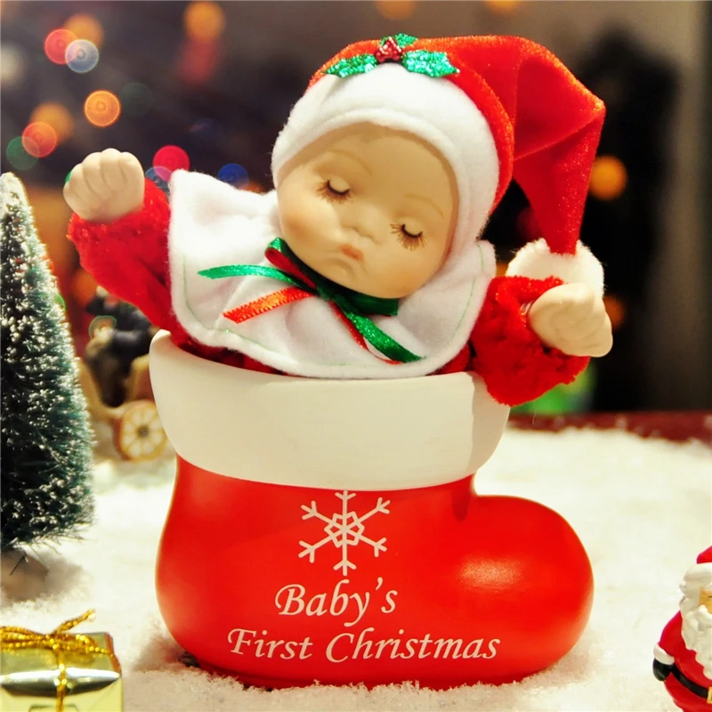 Exquisite ceramic shaking head doll music box musical box personality birthday gift boyfriend