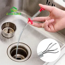 Bendable Brush Sewer Pipeline Dredge Sink Hair Cleaner Kitchen Accessories Toilet Cleaning Tools Long 69cm