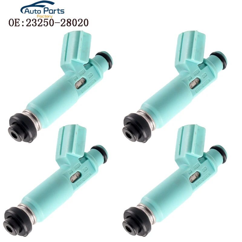 

4 PCS New Fuel Injectors Nozzle For Camry Highlander 2.4 2AZFE 01-04 OEM 23250-28020 23209-28020 2325028020