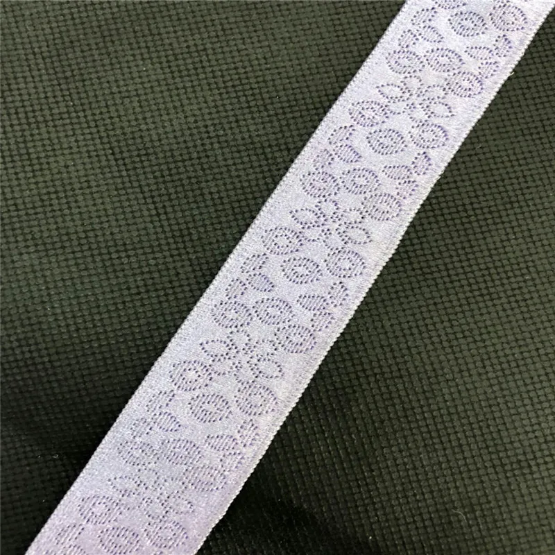 

For shipping 10yards/lot Width 2.5CM white and black High Quality Super Elastic Lace Fabric diy clothes fabric accessories
