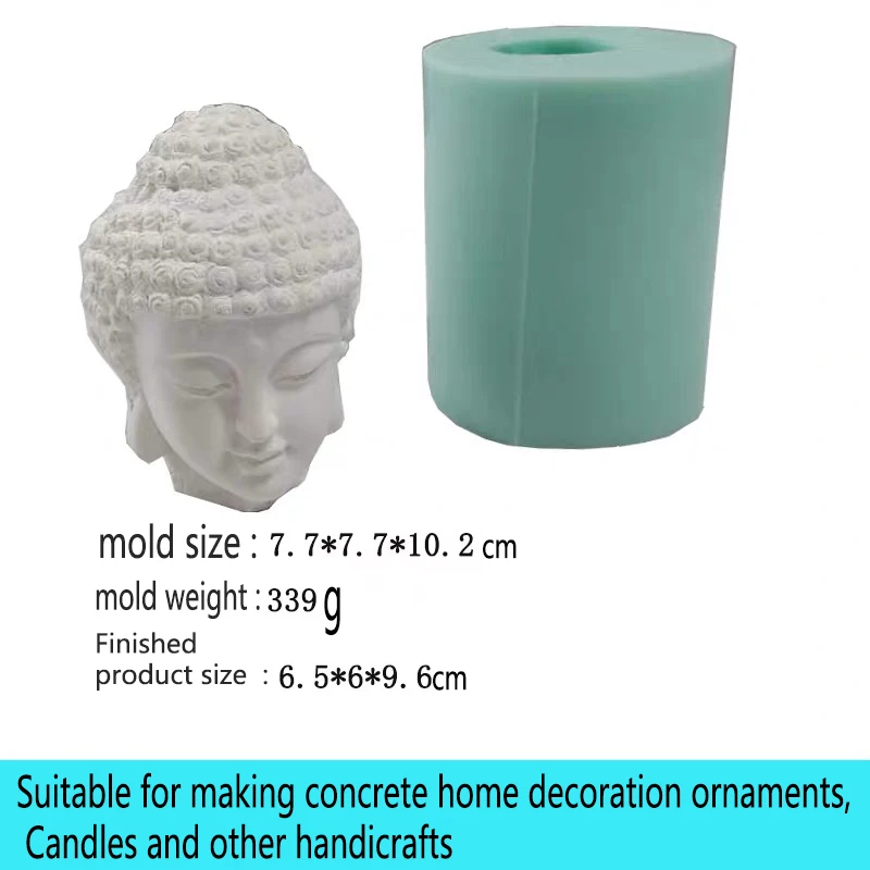 3D силиконовые формы Sakyamuni, бетонные украшения для дома, Будда, свечи, цемент, буддизм, глина, гипсовая штукатурка, ремесла