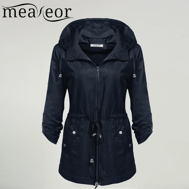 Meaneor Waterproof Jacket Women Windproof Traveling