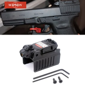 WIPSON Tactical Glock Laser Sight Rear Red Laser Aiming Fit Airsoft Glock 17 18C 19 22 23 25 26 27 28 31 32 33 34 35 37