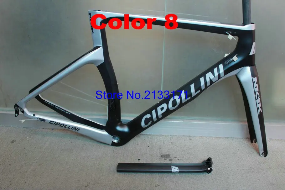 Best T1100 Carbon Road Frame set 2019 Cipollini NK1K Carbon Road Bike Frames 3k or 1k carbon bicycle framework 10