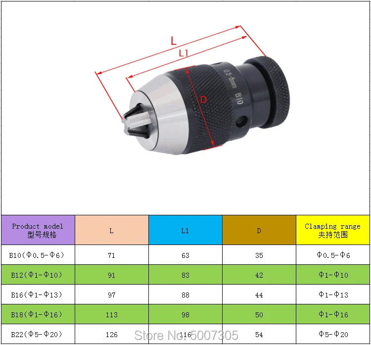 B10 B12 B16 B18 B22 зажимы цанговые JT6 патрон Self затянуть БЕСКЛЮЧЕВОЙ патрон для дрели для сверлильный станок патрон для конического сверла для Мощность