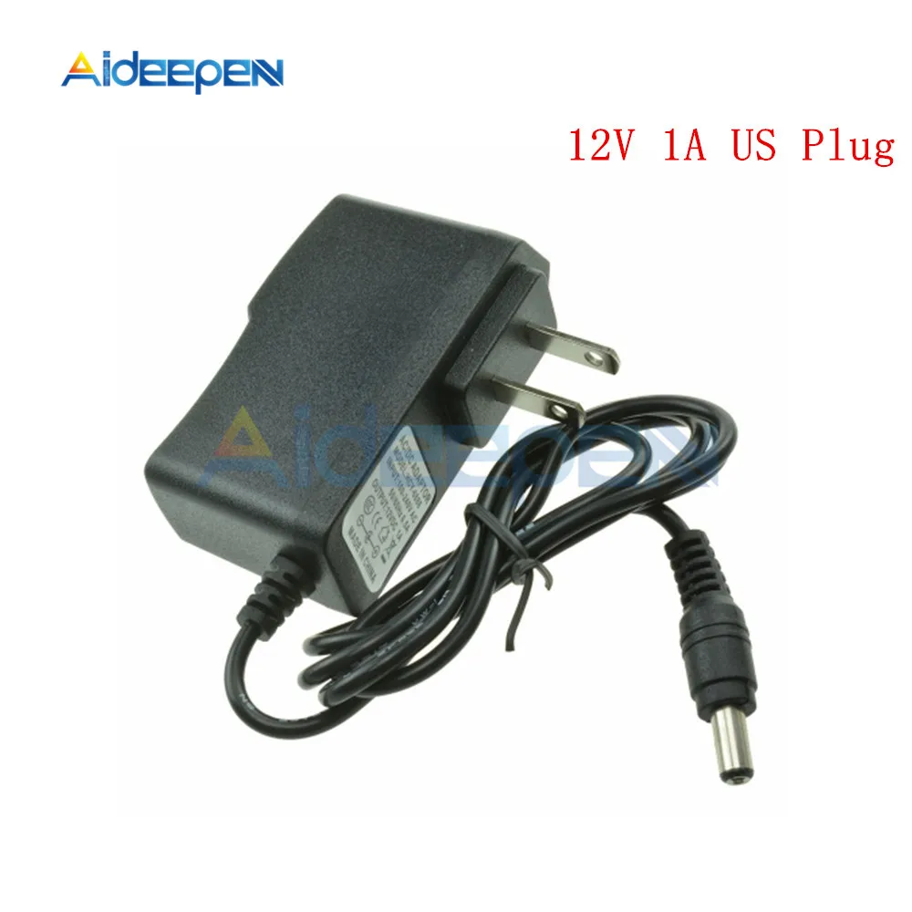 5В 9В 12В, Мощность адаптер питания Зарядное устройство 1A 2A 5,5X2,1 мм Мощность адаптер кабель Длина 1 м