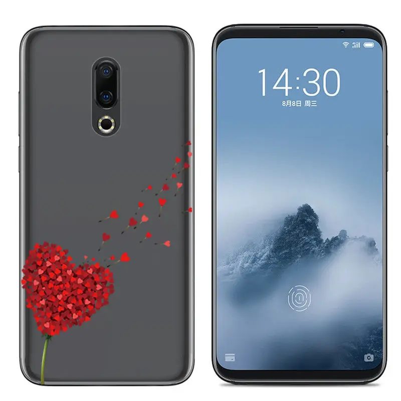 Case for Meizu 16 16X 16th 16 Plus Soft TPU Back Cover for Meizu M5 note M6 note M5C MX6 M6S Pro 6 Silicone Protective Fundas (19)