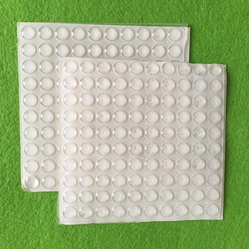 

Anti Slip Bumper Damper Shock Absorber Feet Pads Adhesive Silicone Circle Feet Clear 100pcs/sheet