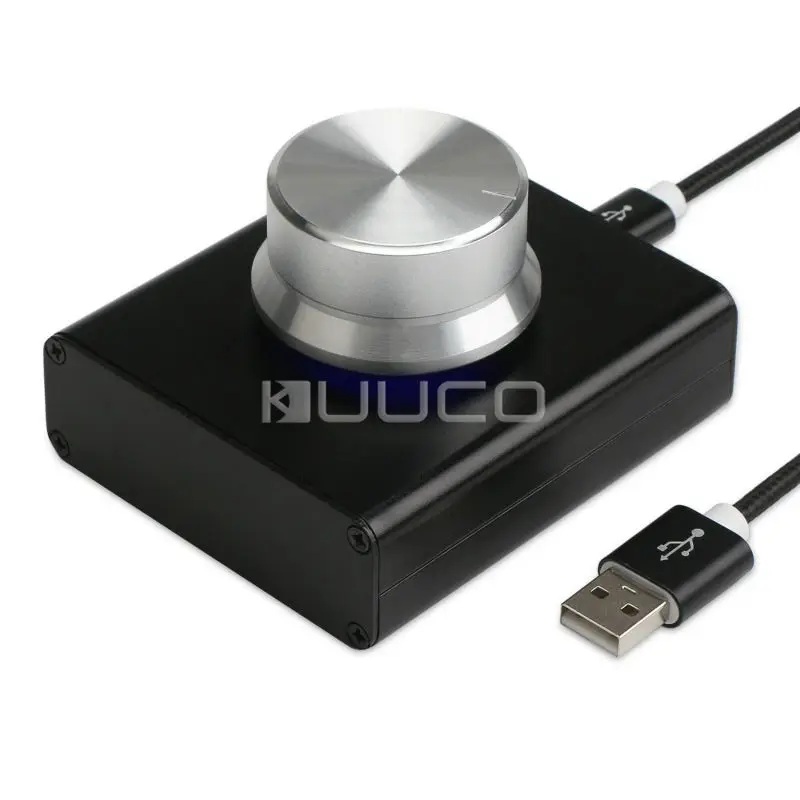 Vente USB Contrôleur USB Volume Audio Réglage PC Haut parleurs Commutateur Module de Commande pour le Réglage de Volume de Ordinateur Ordinateur Portable