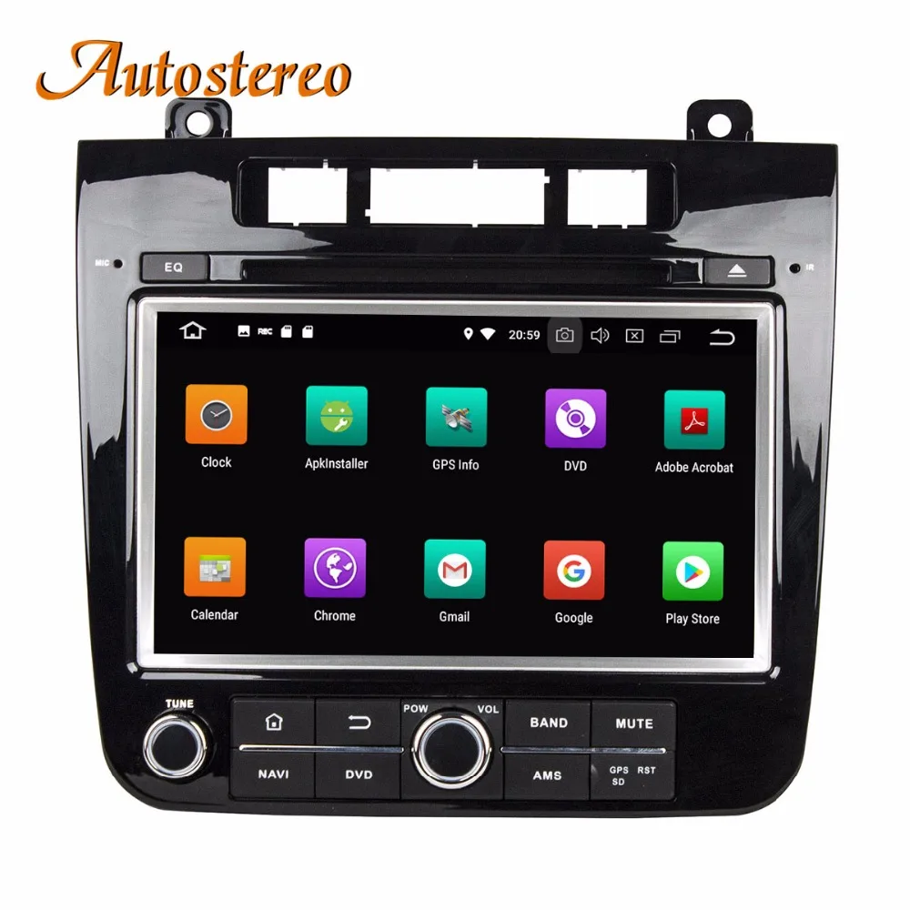 Автостерео Android 9 PX5/PX6 автомобильный dvd-плеер gps навигация для VW TOUAREG 2010- головное устройство мультимедийный плеер магнитофон