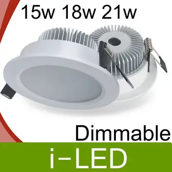 

New arrival 15w 18w 21w led downlights dimmable led fixture light lamps led lighting warm / cold white AC90-260V + Driver UL CE