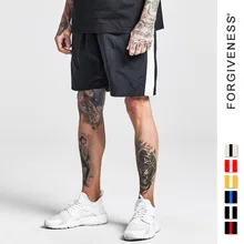 Лучшее качество, летние мужские шорты Xieruis Soild, боковая полоска, хип-хоп, повседневные пляжные шорты до колена, мужские шорты с эластичной талией