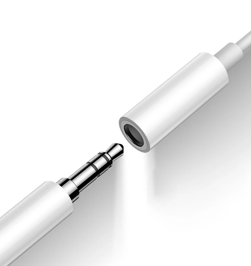 Переходник для наушников Lighting на 3 5 мм аудиокабель Aux iPhone XS IOS 14 сплиттер освещения