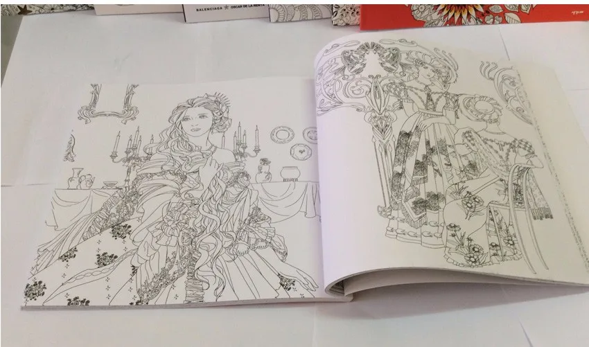 84 страниц Красота и чудовище книжка-раскраска для взрослых комиксы снять стресс Secret Garden детская художественная книжки-раскраски