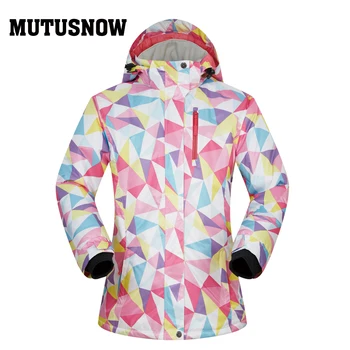 

Snowboard Women Jacket Ski MUTUSNOW 2019 New Quality Winter Windproof Waterproof Warmth Snow Skiing Winter Snowboard Coat Brands