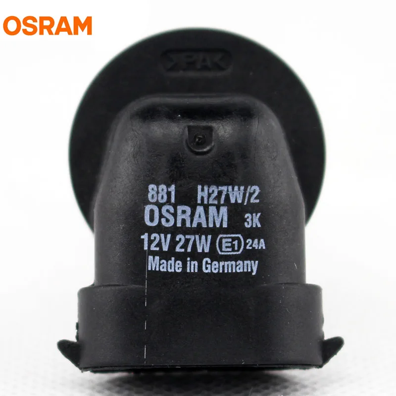 OSRAM 881 H27/2 W 12V 27W 3200K PGJ13 галогенный противотуманный светильник Стандартный Светильник ing OEM немецкая автомобильная лампа авто лампа, 1X