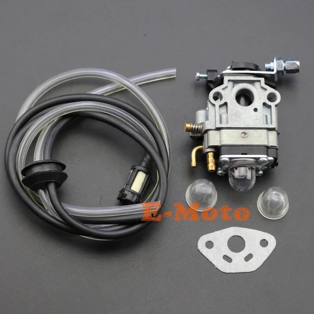 2 Stroke Carburetor Gasket Fuel Line With Primer Bulb For Kragen Zooma