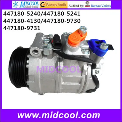  HIGH QUALITY AUTO AC COMPRESSOR 7SEU16C FOR 447180-5240/447180-5241 /447180-4130/447180-9730/447180