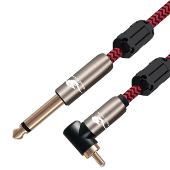 

1/4" Jack 6.35mm Male to RCA Male Audio Cable For Amplifier Speaker Guitar Mixing Console Mixer Line 1m 2m 3m 5m
